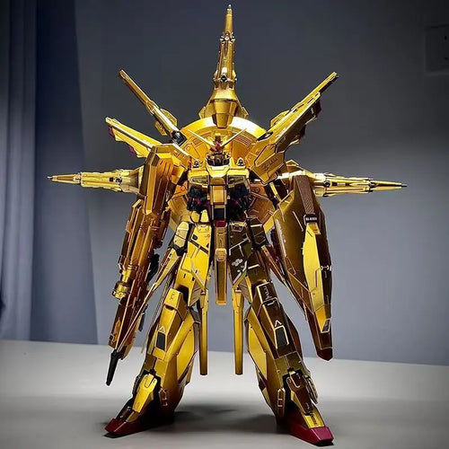 MG 1/100 ZGMF-X13A Providence Gold Version Assembly Model Kit Action Figures With Decals Collectible Toy Desktop Decor Boy Gift